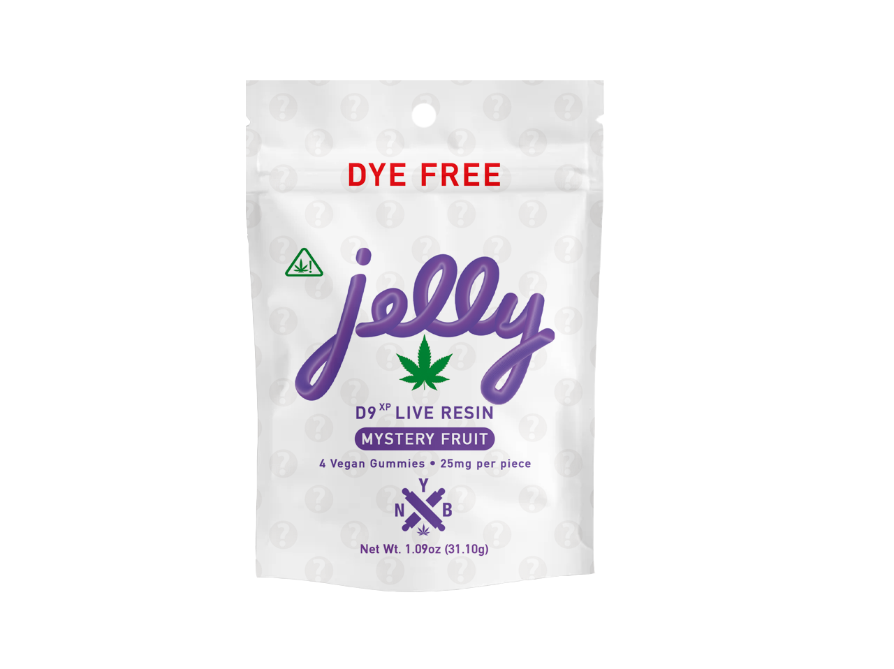 Jelly D9 XP Live Resin Blend 3,000mg Gummy To-Go Jar