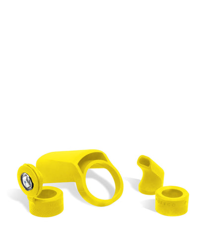 Yellow apart Puffco Peak Pro Travel Pack on white studio background