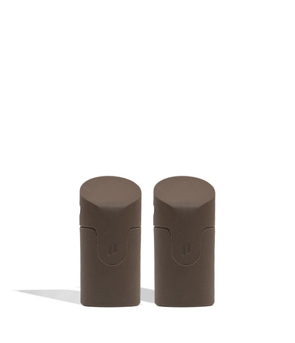 Puffco Pivot Mocha Mouthpiece 2pk Front View on White Background