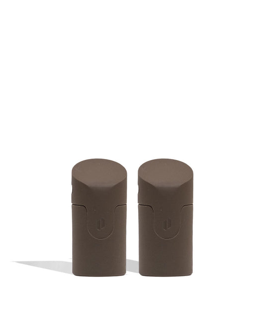 Puffco Pivot Mocha Mouthpiece 2pk Front View on White Background