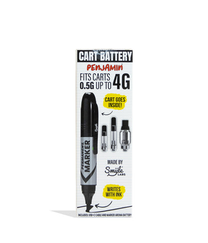 Grey Smyle Permanent Marker Variable Voltage Battery packaging on white background
