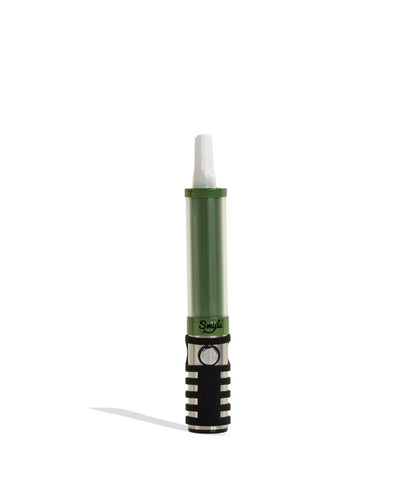 Green Smyle Penjamin Saber Variable Voltage Battery Front View With Cartridge on White Background