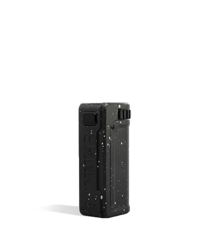 Black White spatter side Wulf Mods UNI S Adjustable Cartridge Vaporizer on white background