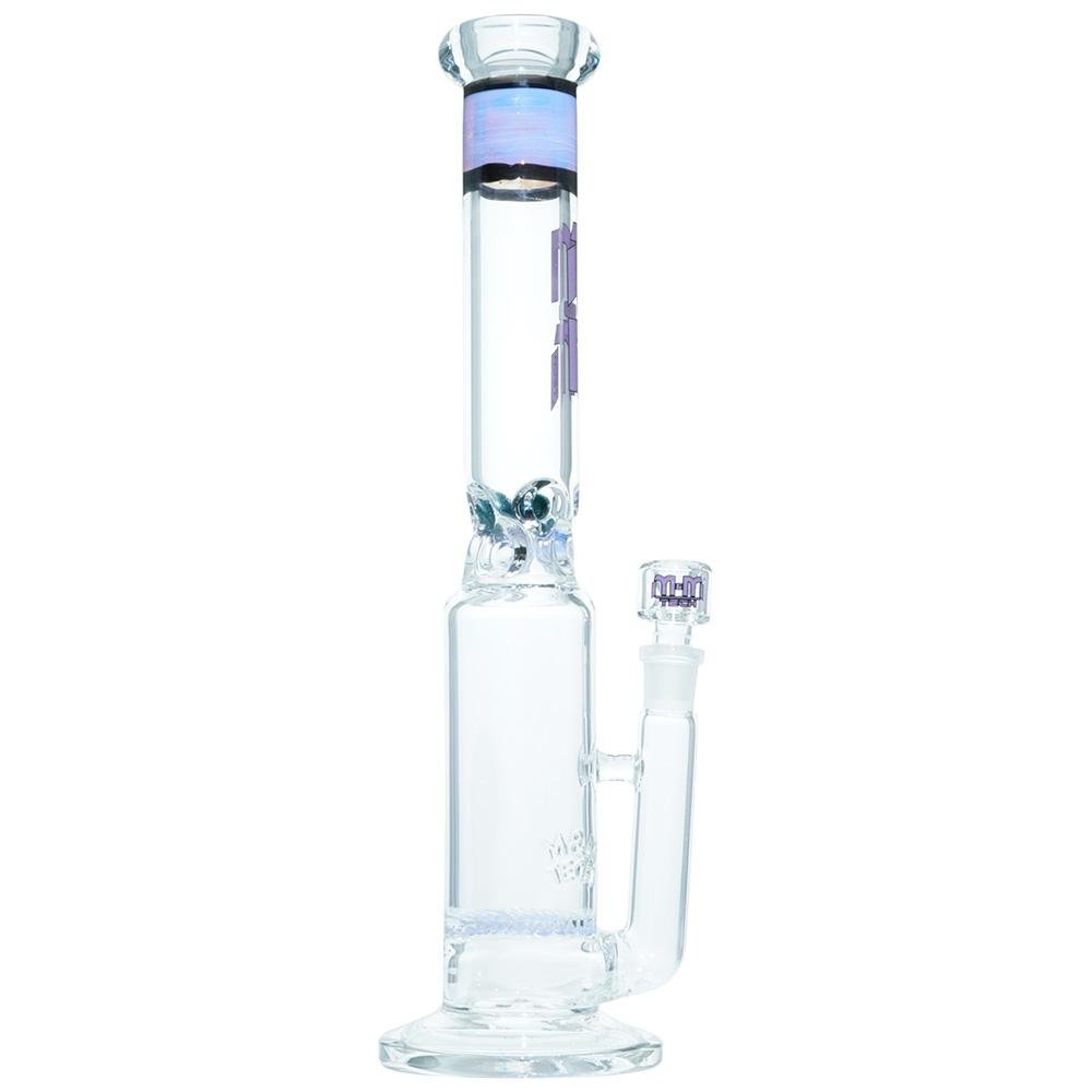 Waterpipe Lattice Straight Tube By M&M Tech - M&M Tech Glass