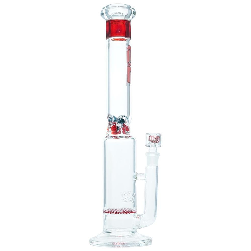 Waterpipe Lattice Straight Tube By M&M Tech - M&M Tech Glass