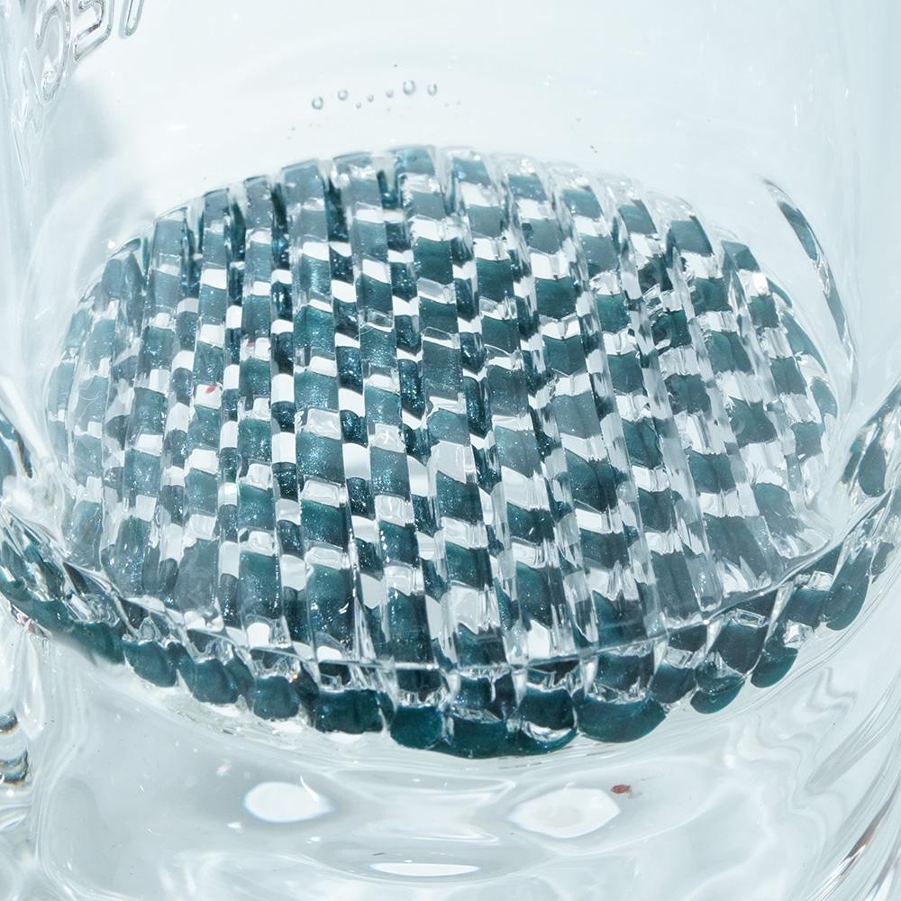 Waterpipe Lattice Straight Tube By M&M Tech - M&M Tech Glass