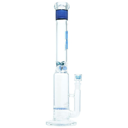 Waterpipe Lattice Straight Tube By M&M Tech - M&M Tech Glass
