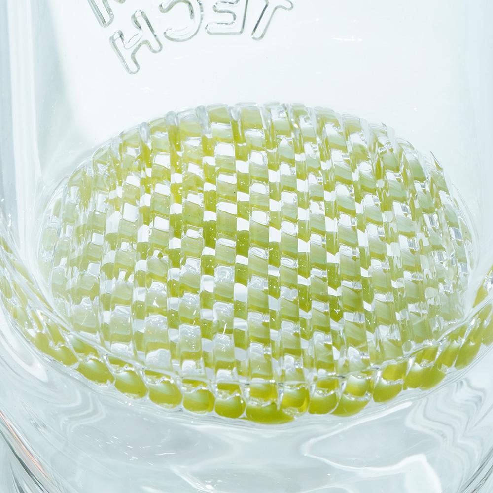 Waterpipe Lattice Straight Tube By M&M Tech - M&M Tech Glass