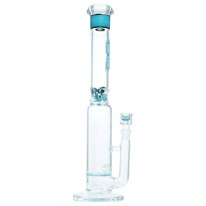 Waterpipe Lattice Straight Tube By M&M Tech - M&M Tech Glass