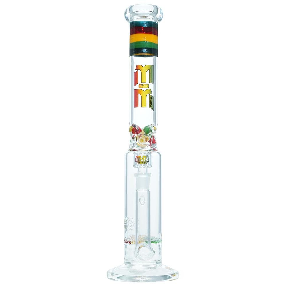 Waterpipe Lattice Straight Tube By M&M Tech - M&M Tech Glass