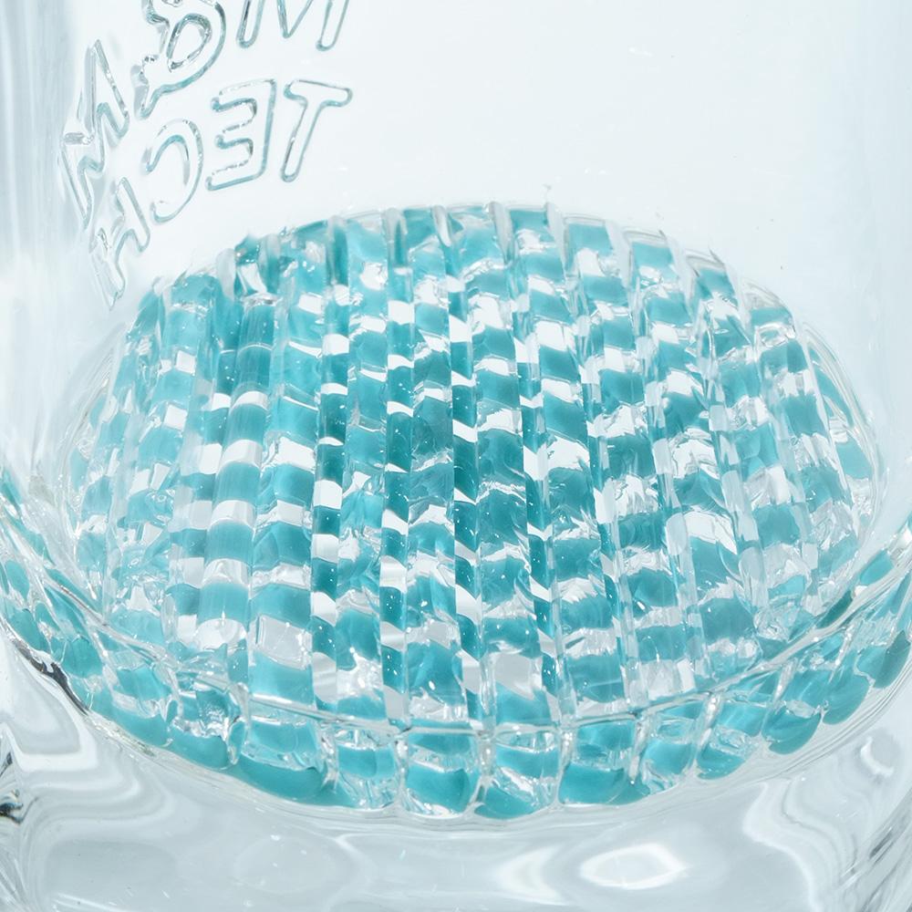 Waterpipe Lattice Straight Tube By M&M Tech - M&M Tech Glass