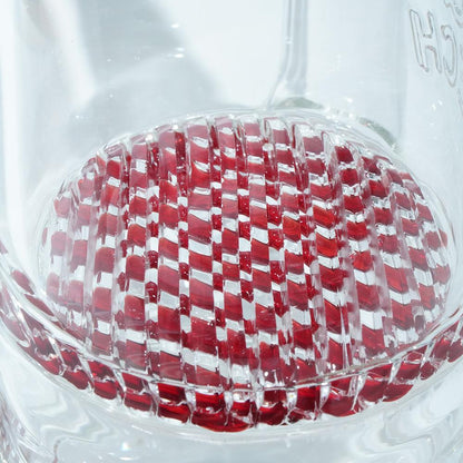 Waterpipe Lattice Straight Tube By M&M Tech - M&M Tech Glass