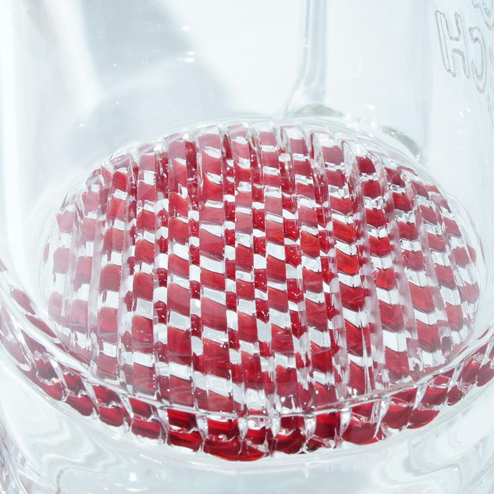 Waterpipe Lattice Straight Tube By M&M Tech - M&M Tech Glass