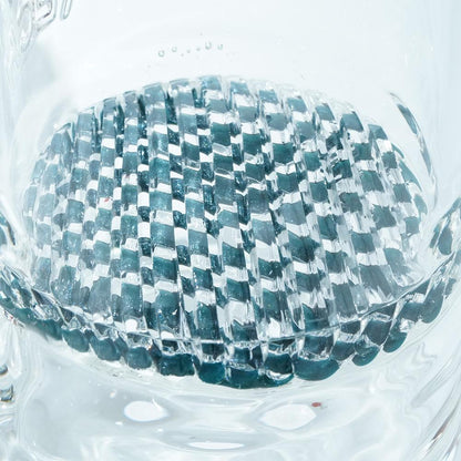 Waterpipe Lattice Straight Tube By M&M Tech - M&M Tech Glass