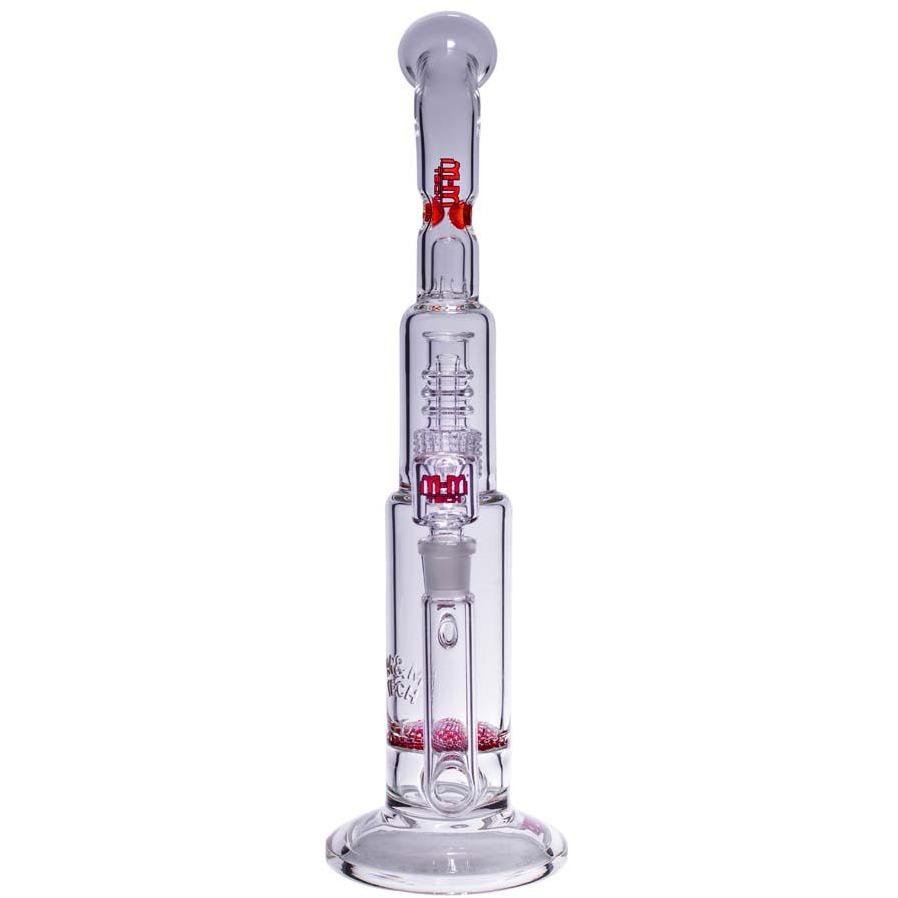 Waterpipe Latticeandelier Bent Neck by M&M Tech - M&M Tech Glass