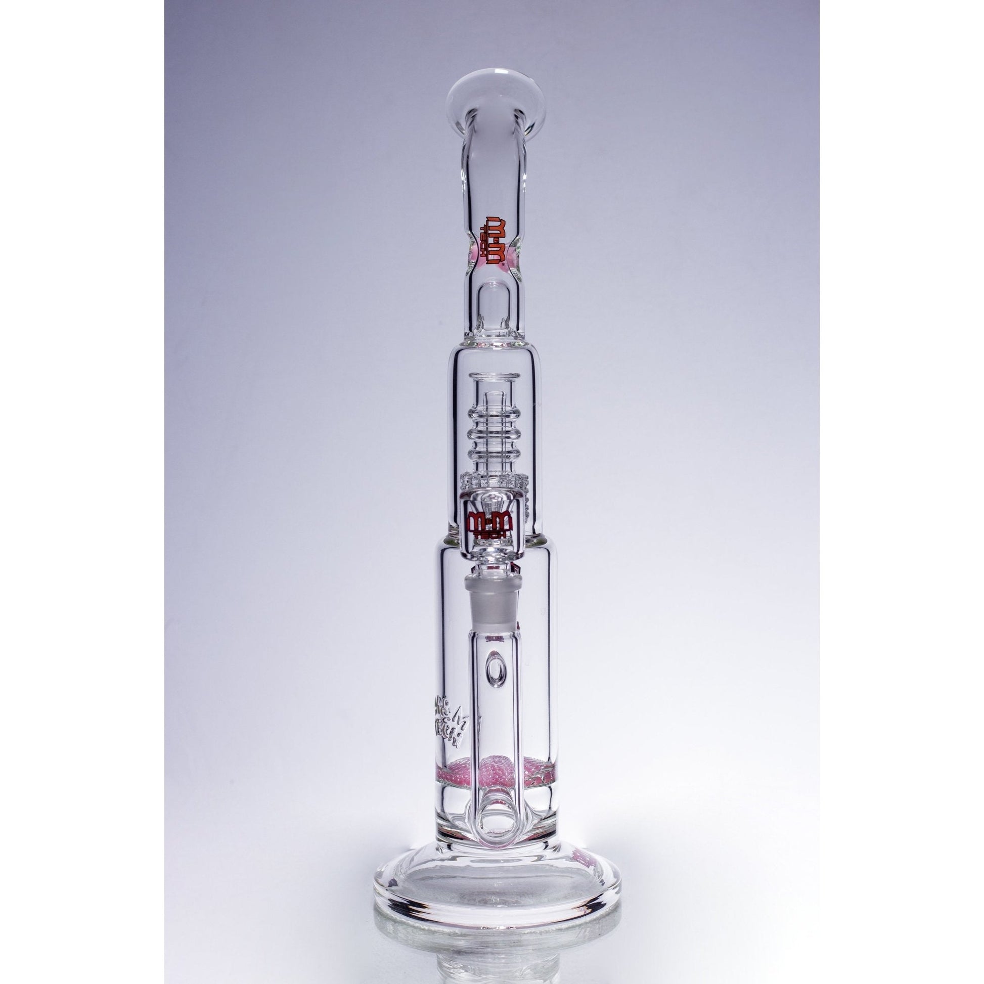 Waterpipe Latticeandelier Bent Neck by M&M Tech - M&M Tech Glass