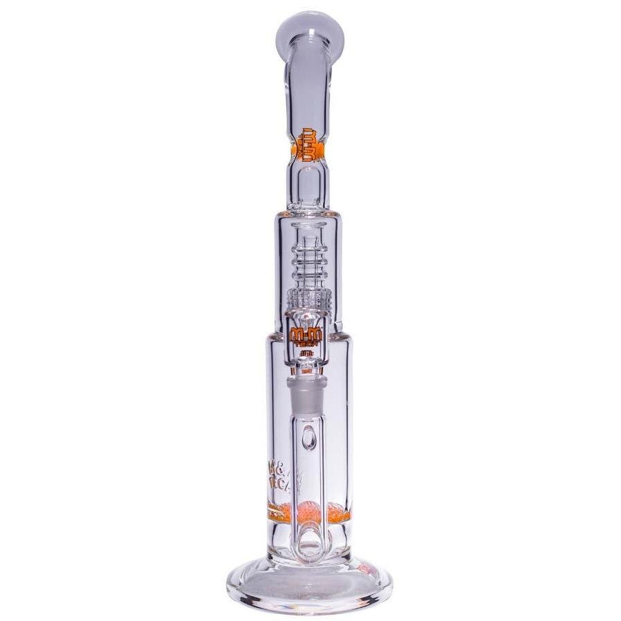 Waterpipe Latticeandelier Bent Neck by M&M Tech - M&M Tech Glass