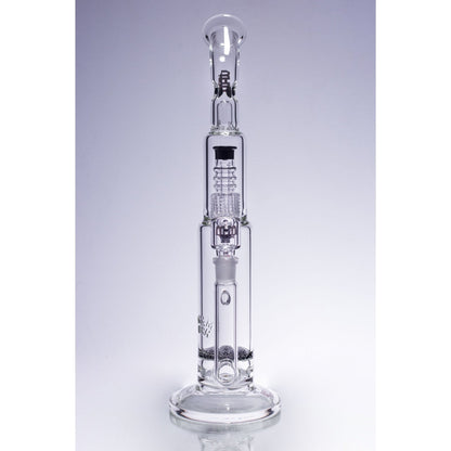 Waterpipe Latticeandelier Bent Neck by M&M Tech - M&M Tech Glass