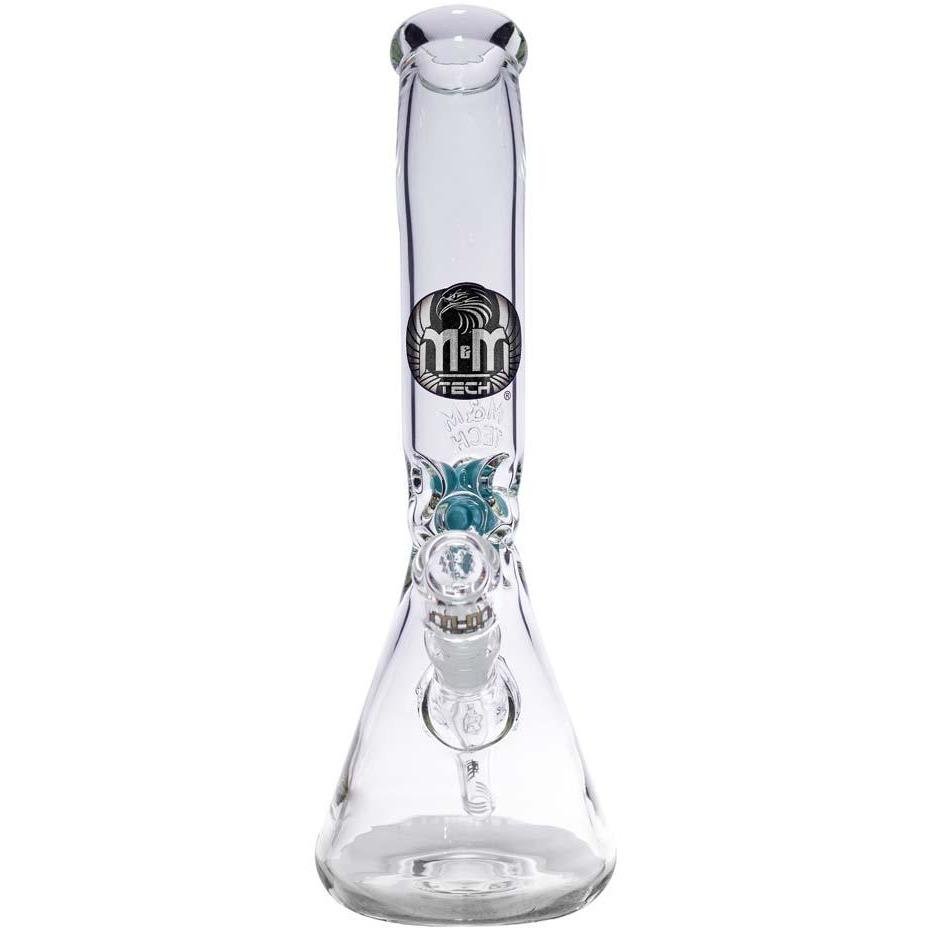 Waterpipe Lazy Beaker with Ice Pinch by M&M Tech - M&M Tech Glass