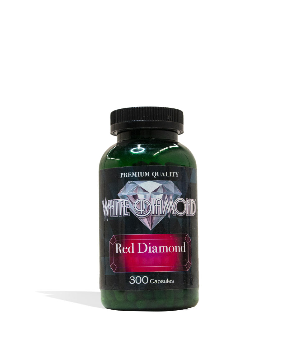 Red Diamond White Diamond Supplement Capsules 300 Count Front View on White Background