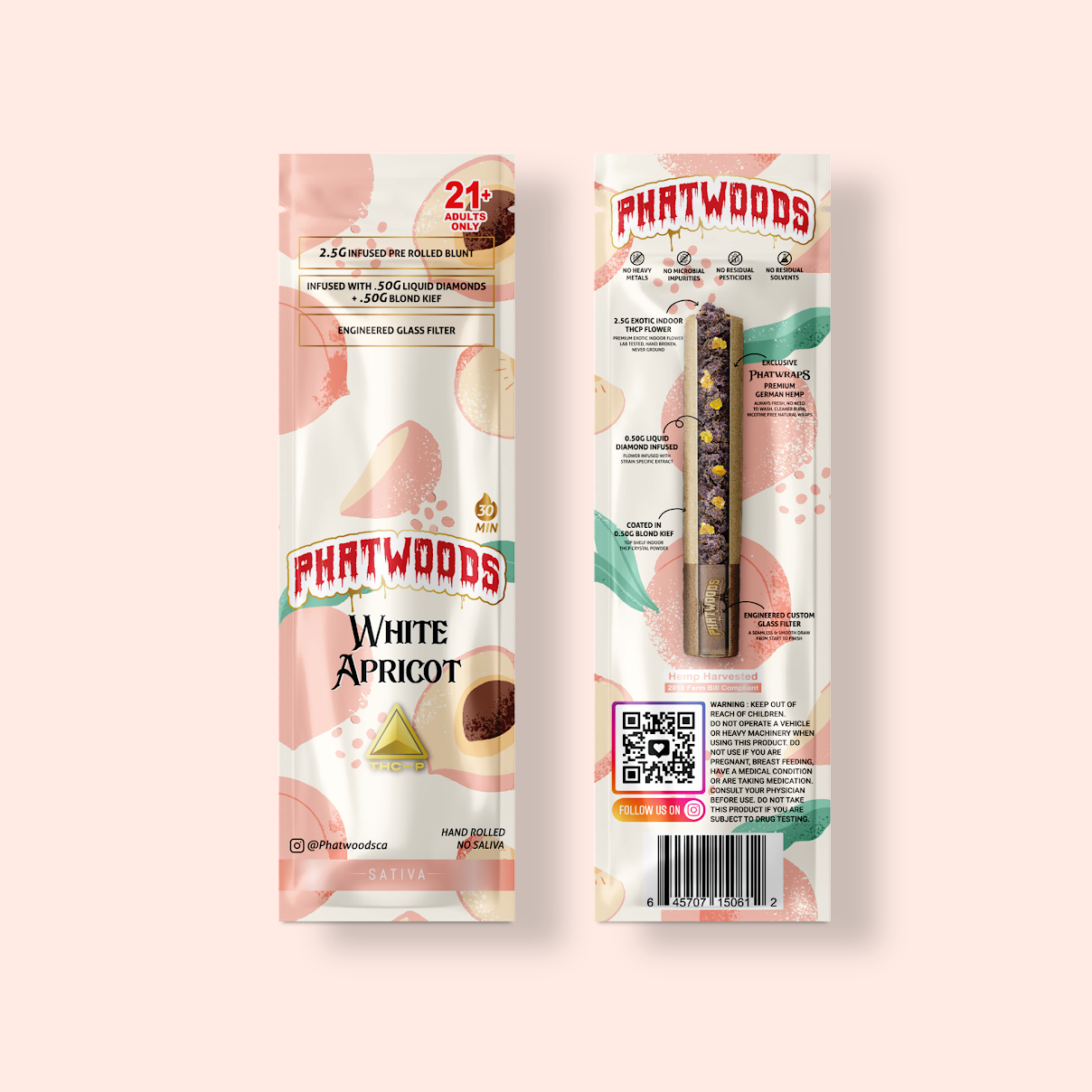 PHATWOODS 3.5Gram THC-P Infused PreRoll Cigars.