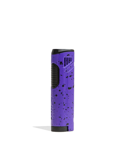 Purple Black Spatter Wulf Mods Blitz Butane Powered Torch 9pk Front View on White Background