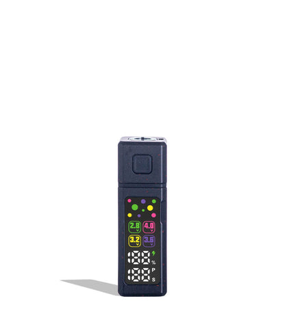 Black Red Spatter Wulf Mods Grid 510 Variable Voltage Battery on white background