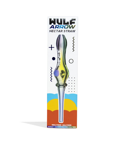 Full Color Wulf Mods Arrow Nectar Straw 15pk Packaging Front View on White Background