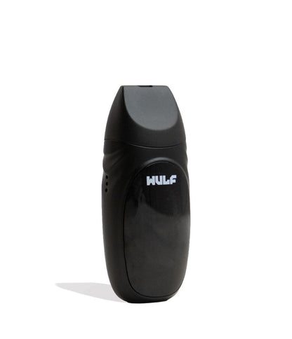 Black Wulf Mods Faze Portable Dry Herb Vaporizer Angle View on White Background