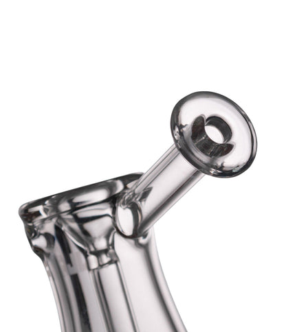 Clear Wulf Mods Rook Bubbler 6pk Closeup 3 View on White Background