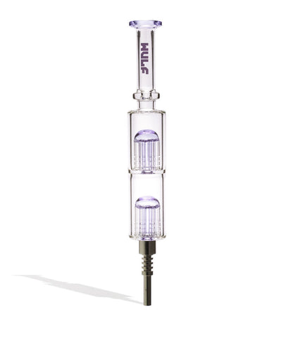 Purple Wulf Mods Timber Stack Water Filtered Nectar Collector Front View on White Background