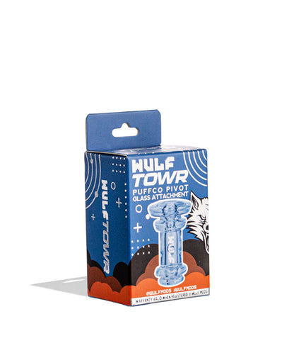 Blue Wulf Mods Towr Puffco Pivot Top 15pk Packaging Front View on White Background