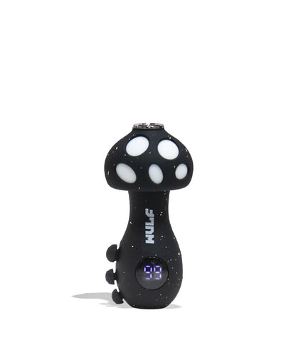 Black White Spatter Wulf Mods TRYP Mushroom Shaped Variable Voltage Battery 9pk Front View on White Background