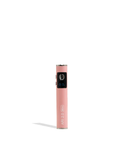 Pink Yocan Ari Mini 2.0 Variable Voltage Battery 15pk Front View on White Background