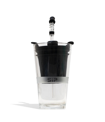 Black Yocan Black SIP Concentrate Vaporizer Front View on White Background
